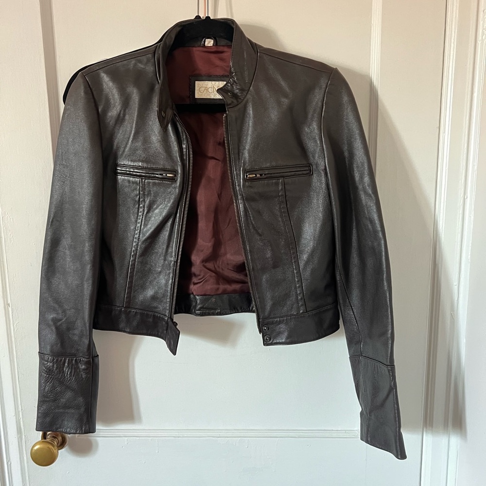 Cache Leather Jacket